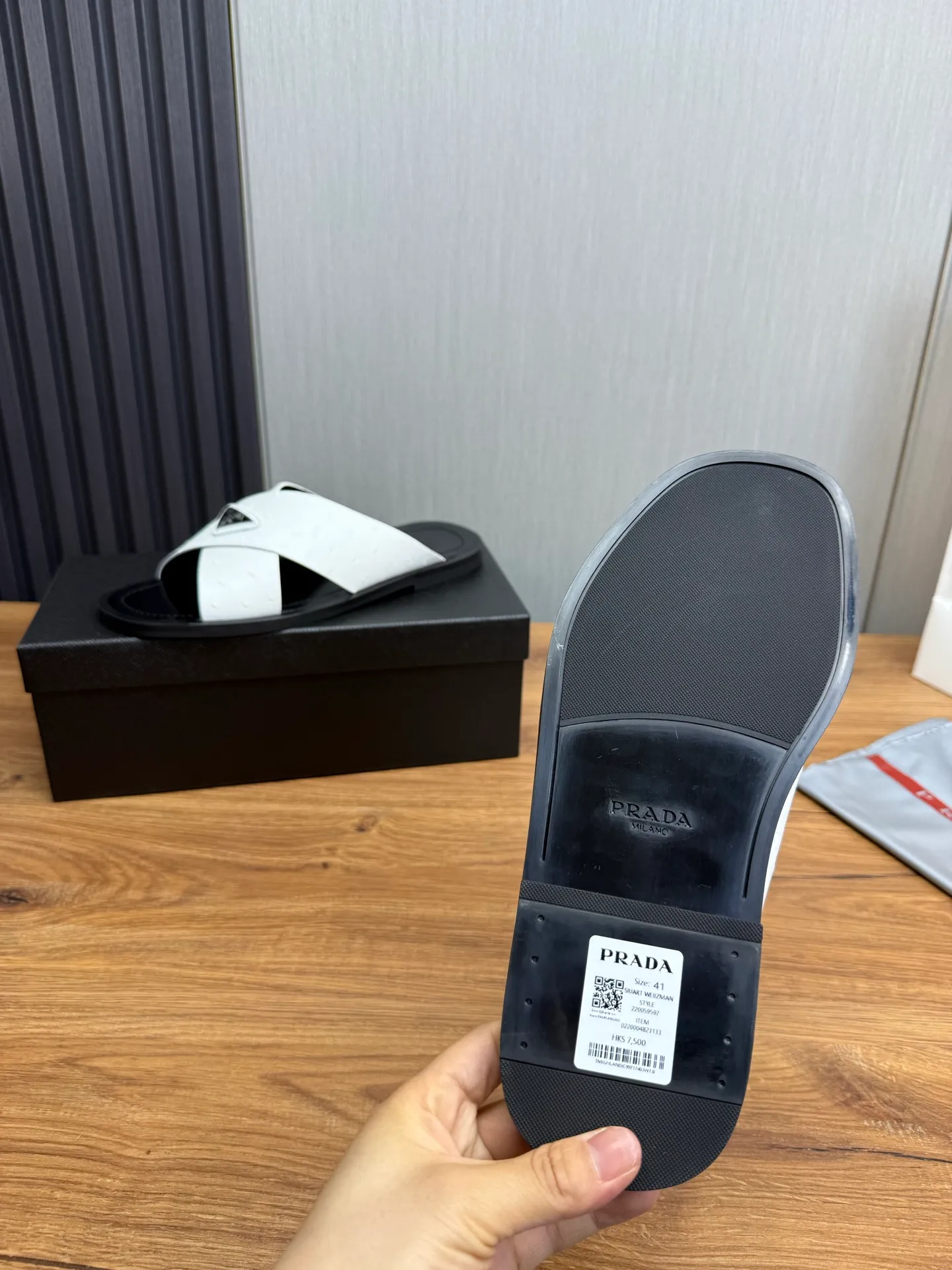 Factory price 340💰 ＰＲＡＤＡPrada - popular men's slippers hot sale 🔥 🩴Official website one to one production 38-45 sizes 45 46 🉑️Customized!